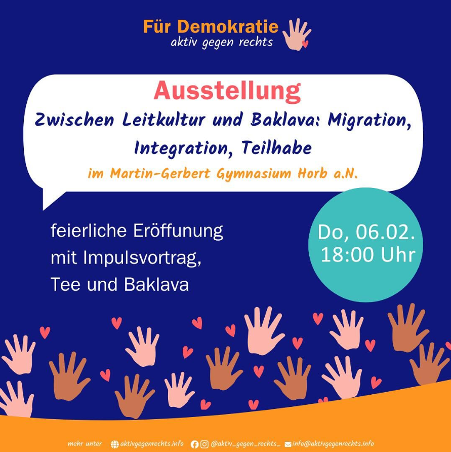 Ausstellung: Zwischen Leitkultur und Baklava: Migration, Integration, Teilhabe